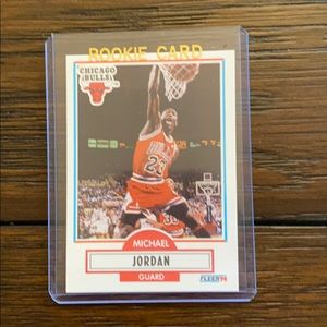 1990 fleer Michael Jordan card